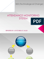 Attendance Monitoring System - Report