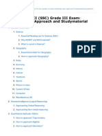 Study Plan FCI SSC Grade III Exam Strategy Tips Approach and Studymaterial