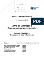 Linha de Operação e Sistemas de Armazenamento: EQ922 - Projeto Químico