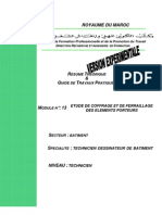 M13 - Etude de Coffrage Et de Ferraillage Des Éléments Porteur BTP-TDB