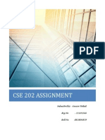 Cse 202 Assignment: Submitted By: Gaurav Pathak Reg - No: 11101366 Roll No.:RK1R06B29