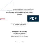 Evaluación de Metodologias de Pavimentos