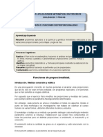 Funciones de Proporcionalidad Teoria y Taller