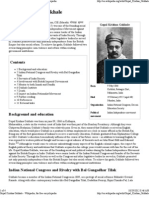 Gopal Krishna Gokhale - Biography