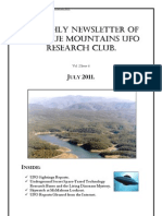 The Blue Mountains UFO Research Club Newsletter - July 2011