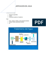 Clarificación Del Agua