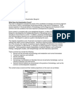 Hematology Maintenance of Certification Examination Blueprint - American Board of Internal Medicine