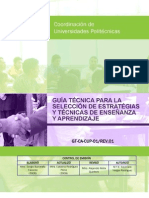 Tecnicas y Estrategias para La Enseñanza y El Aprendizaje