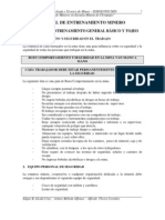 Manual de Entrenamiento Minero - I - Entrenamiento General B