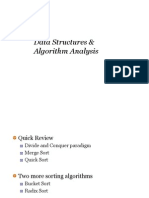 Data Structures & Algorithm Analysis