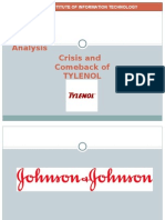 Tylenol Crisis and Comeback - Case Analysis