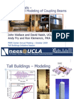 Wallace - PEER - Coupling Beams - Wallace - Oct 13 2009 Final