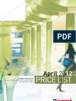 LEGRAND Main Price List April 2012