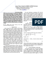 IQ Space Frequency Time Codes For MIMO-OFDM Systems: Samir@vt - Edu