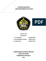 Modul IV - Pengukuran Beban Fisik Kerja