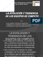 Linea de Tiempo de La Evolucion y Tendencia de Lacomputacion