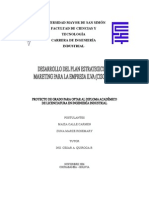 Desarrollo Del Plan de Marketing para La Empresa ILVA