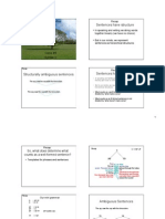 Sentences Have Structure: Language and Mind HONR 218L