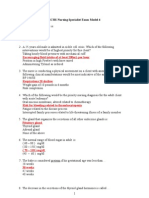 SCHS Nursing Specialist Exam Model 4