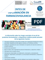 Fuentes de Informacion de Farmacovigilancia