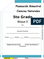 5to Grado - Bloque 2 - Ciencias Naturales