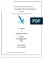 Vishwakarma Institute of Technology: "Zettabyte File System"