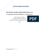 Fábio Salgado - Investigações Epistemológicas