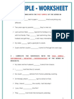 Past Simple Worksheet