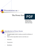 Presentation On Power Sector