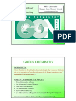 Principles of Green Chemistry