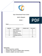 Math Olympiad Packet