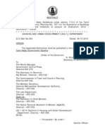 Guidelines – Tamil Nadu Guidelines under section 113-C of the Tamil Nadu Town and Country Planning Act, 1971 for the Exemption of Buildings and Assessment and Collection of amount for Exemption, 2012 – Notification – Issued.