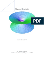 C348 Mathematics For General Relativity Chapters 1 and 2 (UCL)