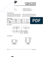 HT9200A/HT9200B DTMF Generators: Features