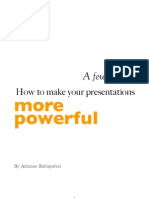 How To Make Your Presentations: More Powerful