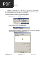 Changing Your Default PDF Program On Your Windows XP Desktop