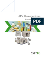 APV SPX Homogenizer General Brochure