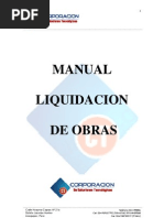 Liquidacion de Obra