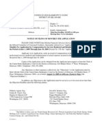 Notice of Filing of Monthly Fee Application: Objection Deadline: 8/12/09 at 4:00 P.M. Hearing Date: To Be Scheduled