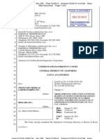 Filed & Entered: United States Bankruptcy Court Central District of California Santa Ana Division