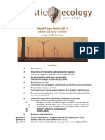 AEI Wind Farm Noise 2012: Science and Policy Overview