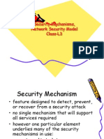 Security Mechanisms, Network Security Model Class-L3