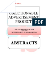 Abstracts - Objectionable Advertisement