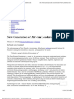 New Generation of African Leaders - AfricanYouthJournals