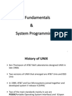 Unix Fundamentals & System Programming