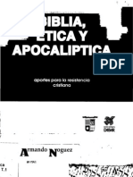 Biblia Etica y Apocaliptica Noguez Armando