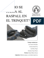 Cómo Se Juega Al Raspall en El Trinquet