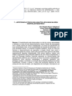 Arteterapia e Psicologia Analítica Aplicadas Na Área Hospitalar Pediátrica