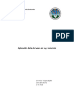 Aplicacion de La Derivada en Ing. Industrial