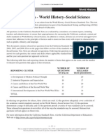 World History California Standards Test With Answer Key 2009